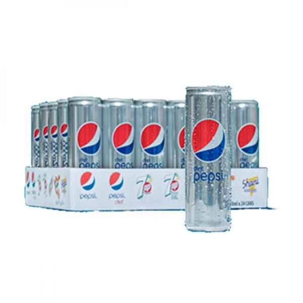 بيبسي دايت - علب 30 × علبة معدنية (250 مل)