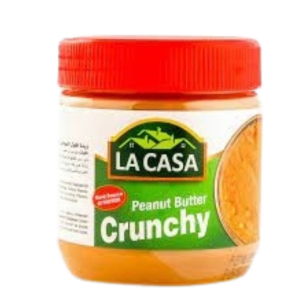 لاكاسا زبدة الفول السوداني خشن 340 غم