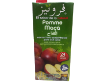 فروتي عصير تفاح اسباني، 1 لتر خالى الجلوتين