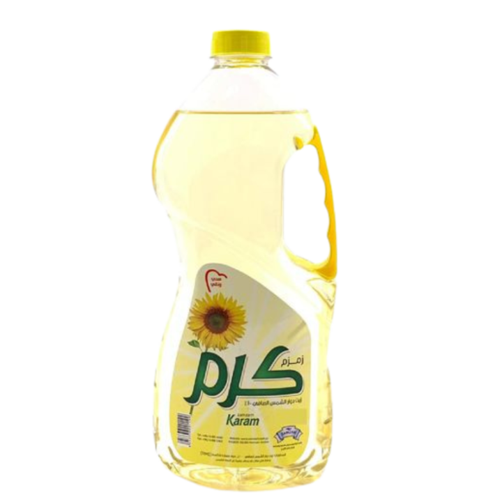 كرم زيت شمس  زمزم 1.5 لتر