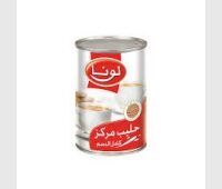 لونا حليب مبخر كامل الدسم 410 غرام