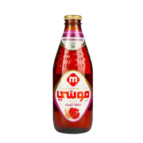 موسي - شراب شعير بنكهة رمان، 330 مل