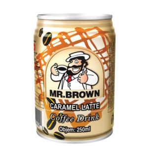قهوة مثلجة مستر براون لاتيه كراميل 240 مل