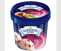 لندن دايري آيس كريم فاكهة وكريمة 1 لتر