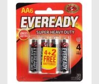 Eveready Batteries Long Lasting AA 4 Pieces + 2 Free