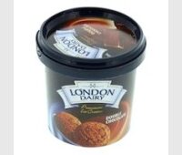 لندن دايري آيس كريم الشوكولاته المزدوجة 125 ملل