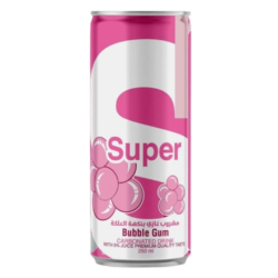 سوبر مشروب غازي بنكهة العلكة 250 مل