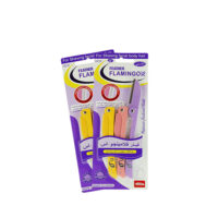 شفرات فلامنجو للسيدات لإزالة شعر الوجه والجسم مكوّنة من 3 شفرات