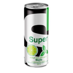 سوبر مشروب غازي بنكهة الموهيتو 250 مل