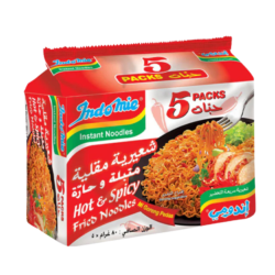 اندومي شعيرية مقلية متبلة وحاره 1*5