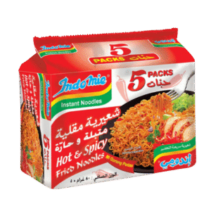 اندومي شعيرية مقلية متبلة وحاره 1*5