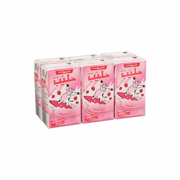 مطعمات حموده فراولة 125 مل *6 باكيت