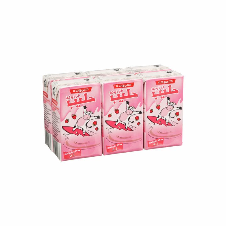 مطعمات حموده فراولة 125 مل *6 باكيت
