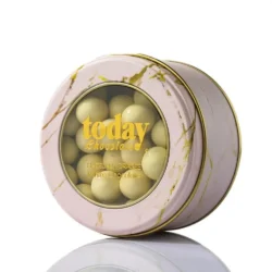 دراجية علب معدني 150 غرام /بالحليب والبندق