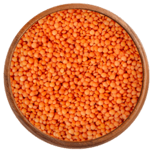 عدس مجروش 1 كيلو