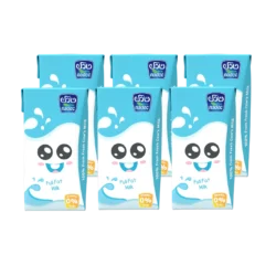 نادك حليب كامل الدسم 125 مل 6 حبات