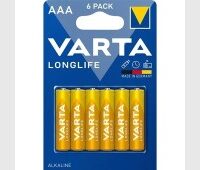 6 x Varta Longlife LR03/AAA 4103 (Blister)
