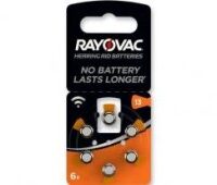 Rayovac حجم 13 بطاريات السمع - 6 حزمة | طويلة الأمد، قوة موثوقة لأجهزة السمع