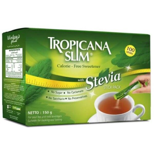 تروبيكانا ستيفيا اخضر 100