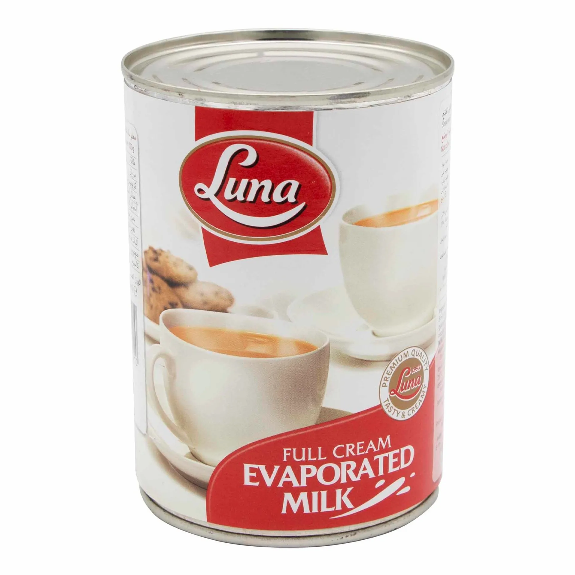 لونا حليب مبخر كامل الدسم 410 جرام