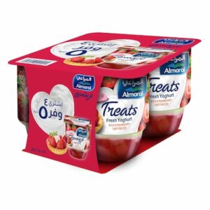 المراعي تريتس بودينغ تارت الفراولة 4*105 غم