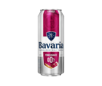 بفاريا مشروب شعير بنكهه الرمان بدون كحول 500 مل
