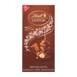 لوح شوكولاتة ليندت ليندور بالحليب والبندق 100 غرام