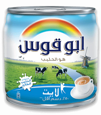 حليب أبو قوس المبخّر لايت 170 غ
