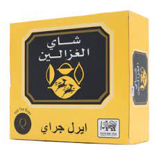 شاي الغزالين  ايرل جراي 100 ميدالية