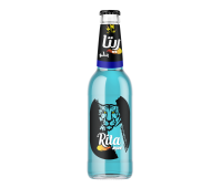 ريتا مشروب غازي ريتا بلو زجاج