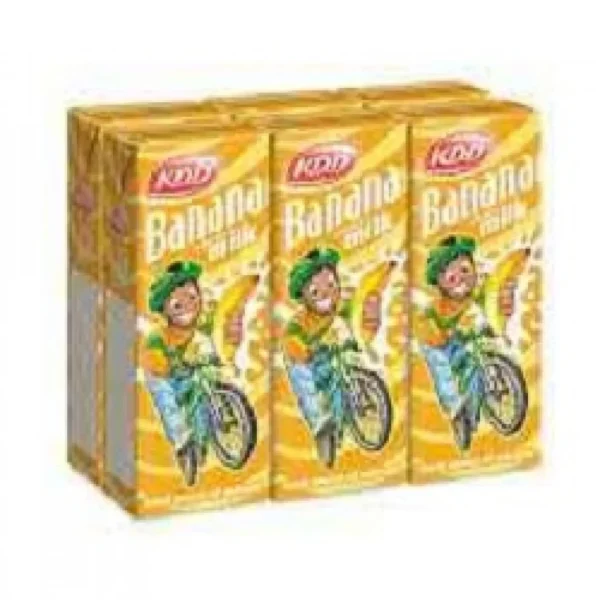 KDD كي دي دي حليب بنكة الموز، 180x6 مل
