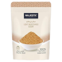 ماجيستك سكر بني فاتح 500 غرام