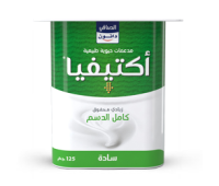 زبادي مخفوق سادة كامل الدسم