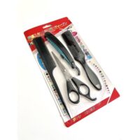 مجموعة مشط ومقص لتخفيف الشعر، عبوة من 4 قطع