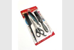 Hair thinning comb set