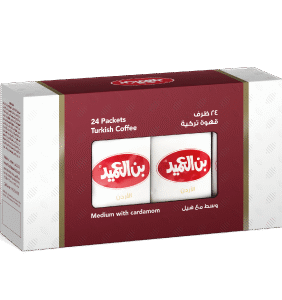 قهوة العميد وسط مع هيل اصابع 24 اصبع