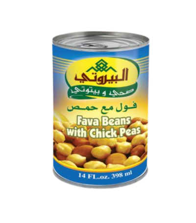 البيروتي فول مع حمص 400 غم