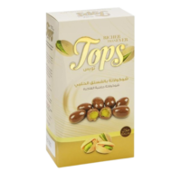 شوكولاتة توبس دراجية فستق حلبي فاخرة حليب 125 جم