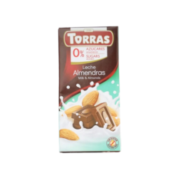 توراس شوكولاتة الحليب واللوز S/F 75 جم