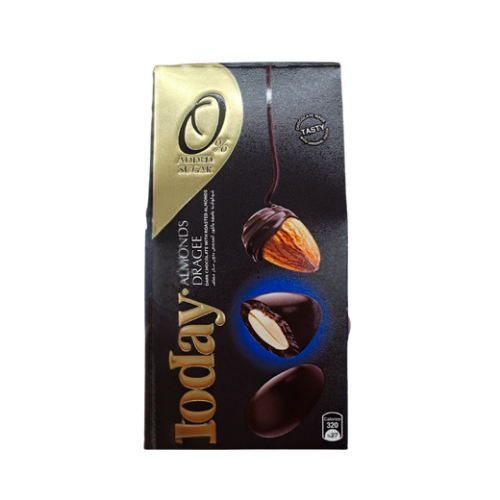 توداي دراجية شوكولاتة الغامقة باللوز بدون سكر مضاف 60 غ