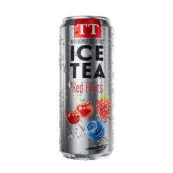 شاي مثلج من تي تي - فاكهة حمراء - 330 مل