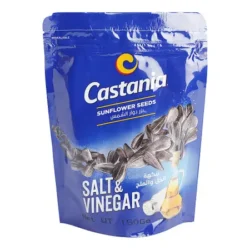 بذور دوار الشمس كاستانيا بالملح والخل - 150 غرام