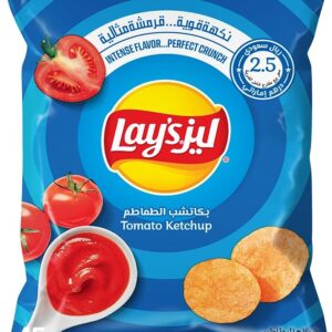 ليزرقائق بطاطس كاتشب، 110 غرام