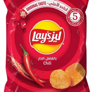 ليزرقائق البطاطس بالفلفل الحار  110 غرام