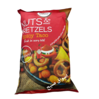 بيكر مكسرات وبريتزل تاكو حار 275 جرام