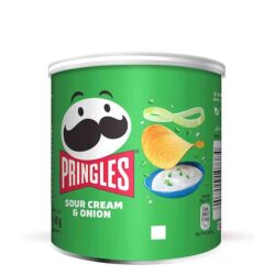 برينجلز سناك مقرمش بطعم البصل والقشدة الحامضة 40غ