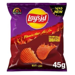لييز رقائق البطاطس الحارة بصلصة سريراتشا 45 غرام