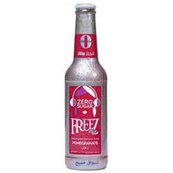 فريزز شراب غازي بنكهة الرمان بدون سكر  275 مل