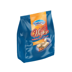 ايسبيرج ويفرمحشي بكريمة نكهة البندق