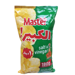 ماستر الكبير" بنكهة الملح والخل 180 غرام